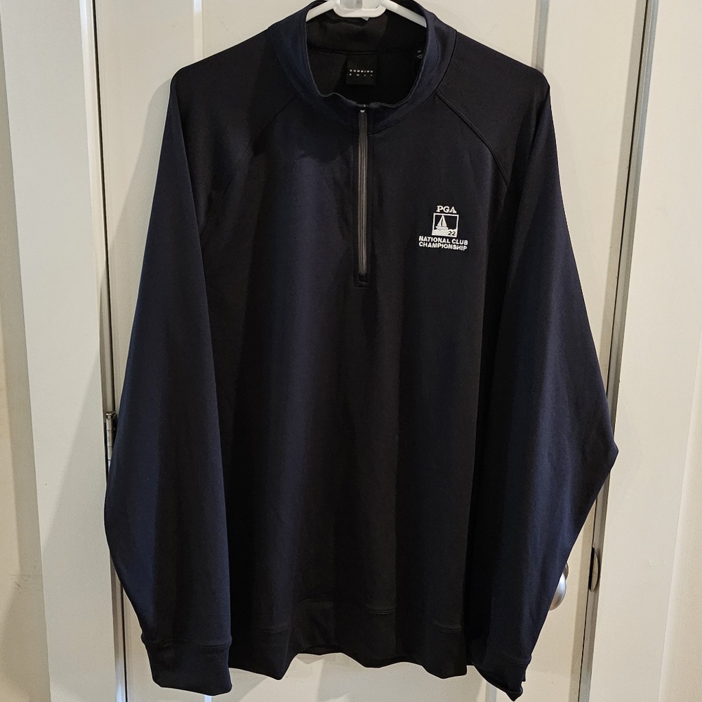 NWT Dunning Golf 1/4 Zip Performance Pullover - 2022 PGA Club Championship - XL